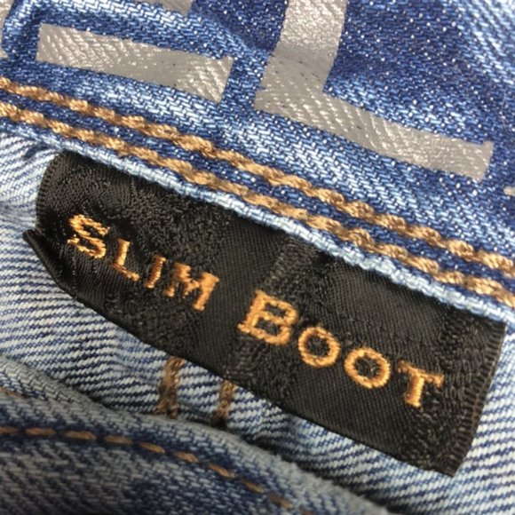 PREMIUM MENS HELIX SLIM BOOTCUT JEANS 29x30 ⭐️ - Picture 4 of 11